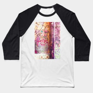 Flowers on my wall Baseball T-Shirt